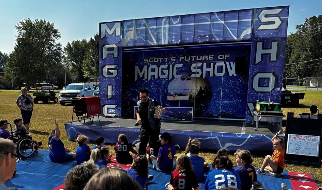 Scott's Future of Magic Show Stage