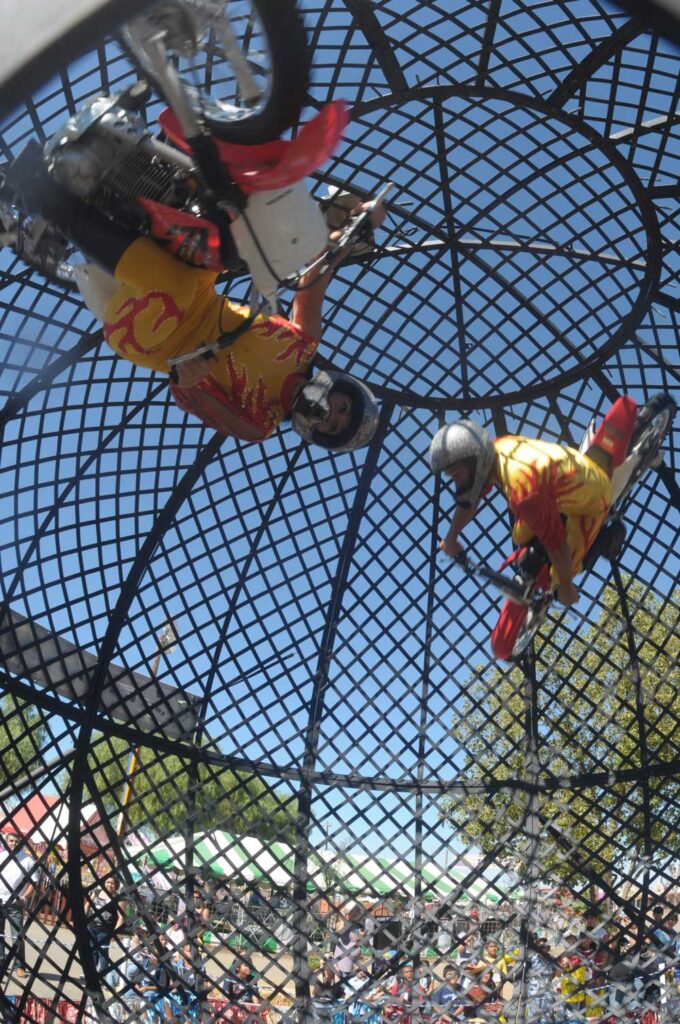 Fearless Flores Thrill Show Globe of Death