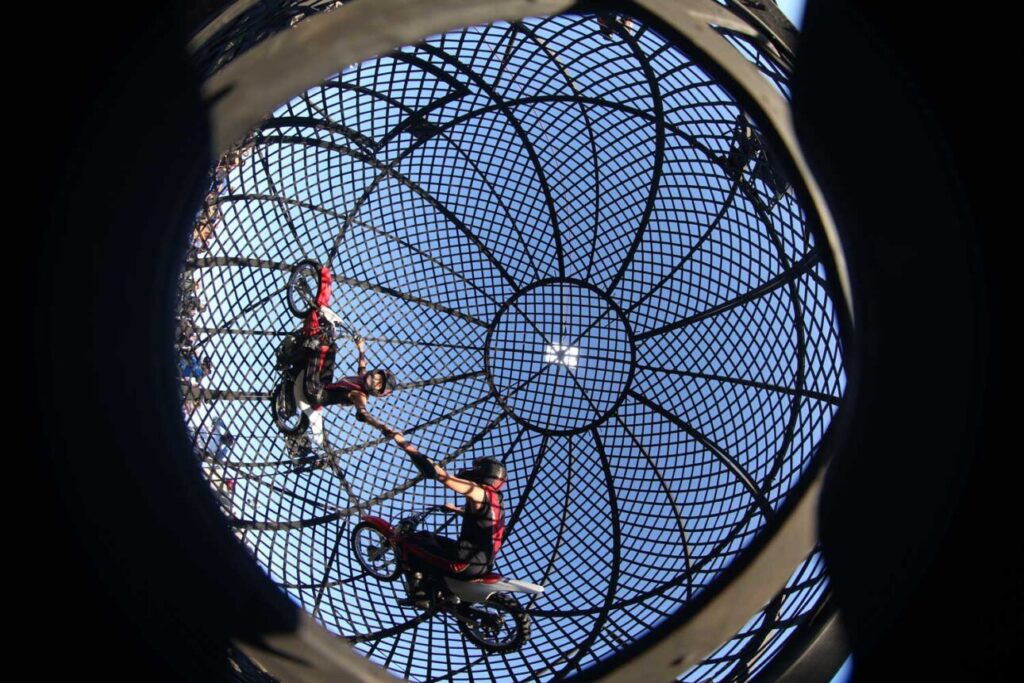 Fearless Flores Thrill Show Globe of Death