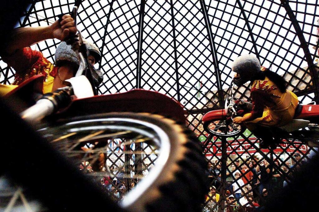 Fearless Flores Thrill Show Globe of Death